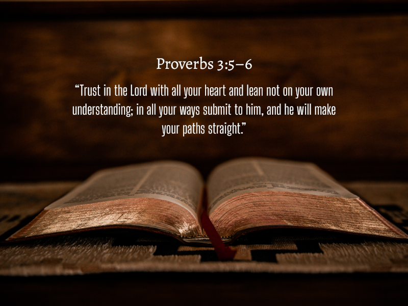 Proverbs 3:5-6